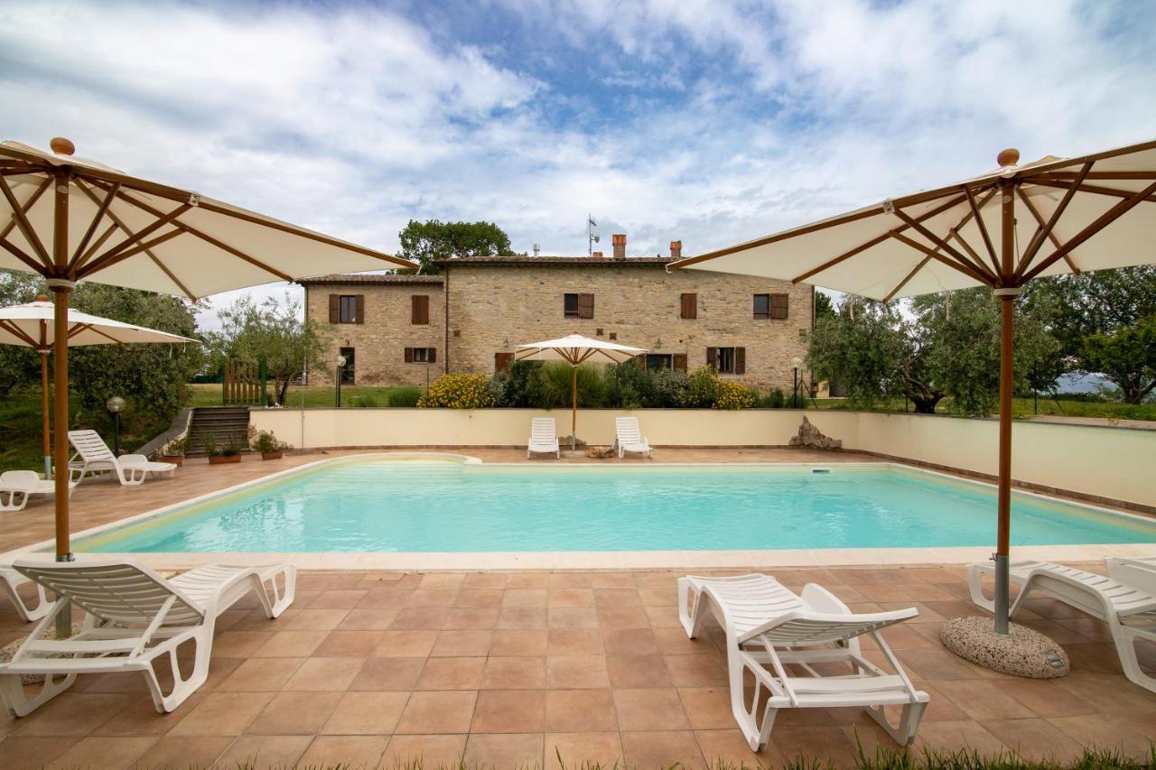 Casale Rancaglia Villa Gubbio Bagian luar foto